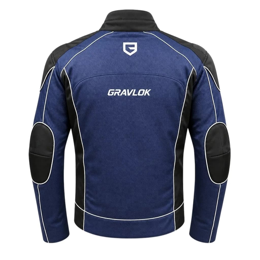 Gravlok Premium Mesh Riding Jacket — Back