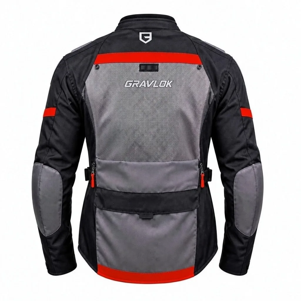 Gravlok Premium 3 Season Jacket Red — Back