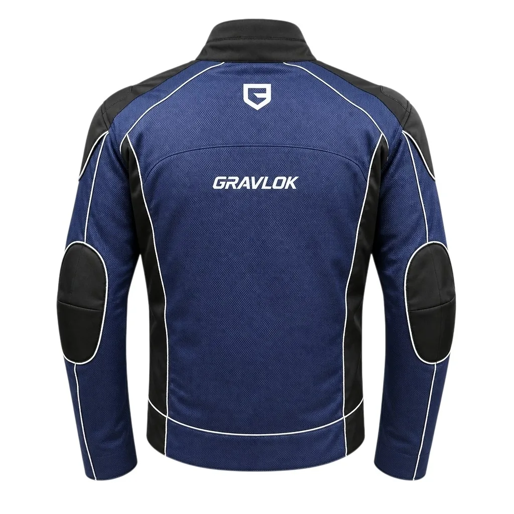 Gravlok Premium Mesh Riding Jacket — Back